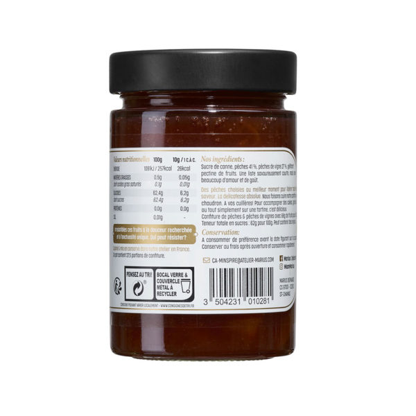 Confiture de Pêches et Pêches de Vignes - MARiUS