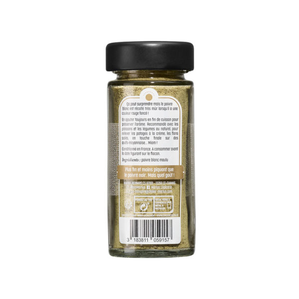 Poivre Blanc Moulu - MARiUS