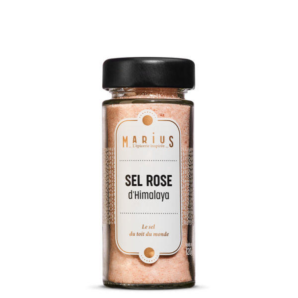 Sel fin rose d'Himalaya