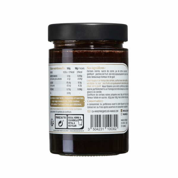 Confiture de Cerises Noires - MARiUS