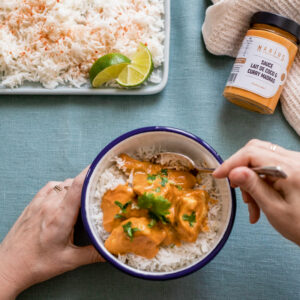 Recette poulet sauce curry coco MARiUS l'épicerie inspirée