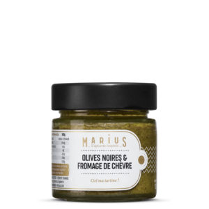 Olives noires & fromage de chèvre