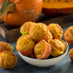 muffins à la citrouille et aux épices