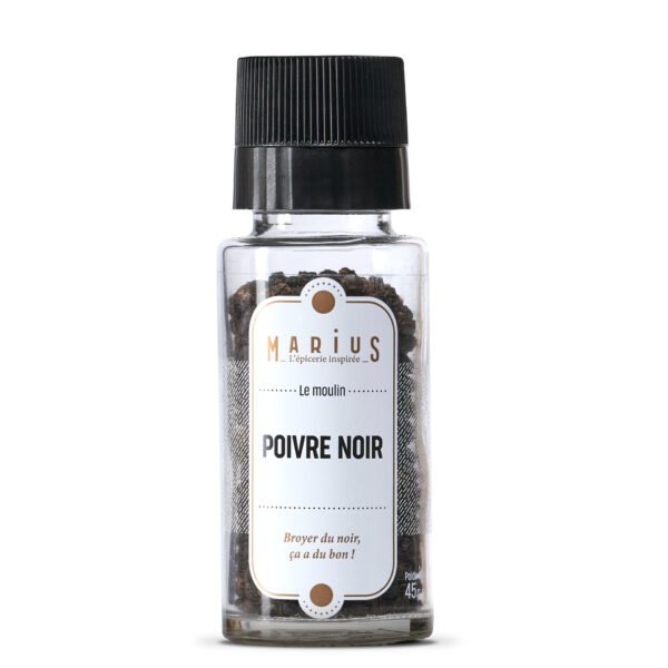 Achetez notre Moulin Poivre Noir - MARiUS, l'épicerie inspirée