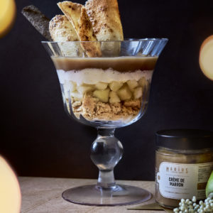 Trifle recette poires creme de marrons