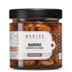 Marrons cuisinés aux cèpes MARiUS