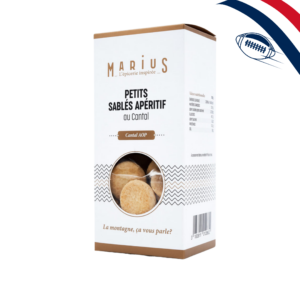 Petits sablés apéritif au Cantal MARiUS l'épicerie inspirée