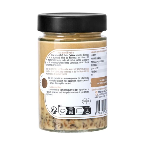 Sauce aux morilles - MARiUS, l'épicerie inspirée