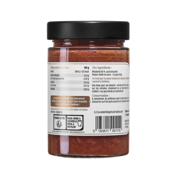 La Delicieuse rhubarbe dos MARiUS