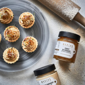 Recette Tartelettes camembert et mangues MARiUS l'épicerie inspirée