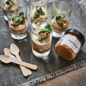 Recette Verrines de truite au pesto | MARiUS, l'épicerie inspirée