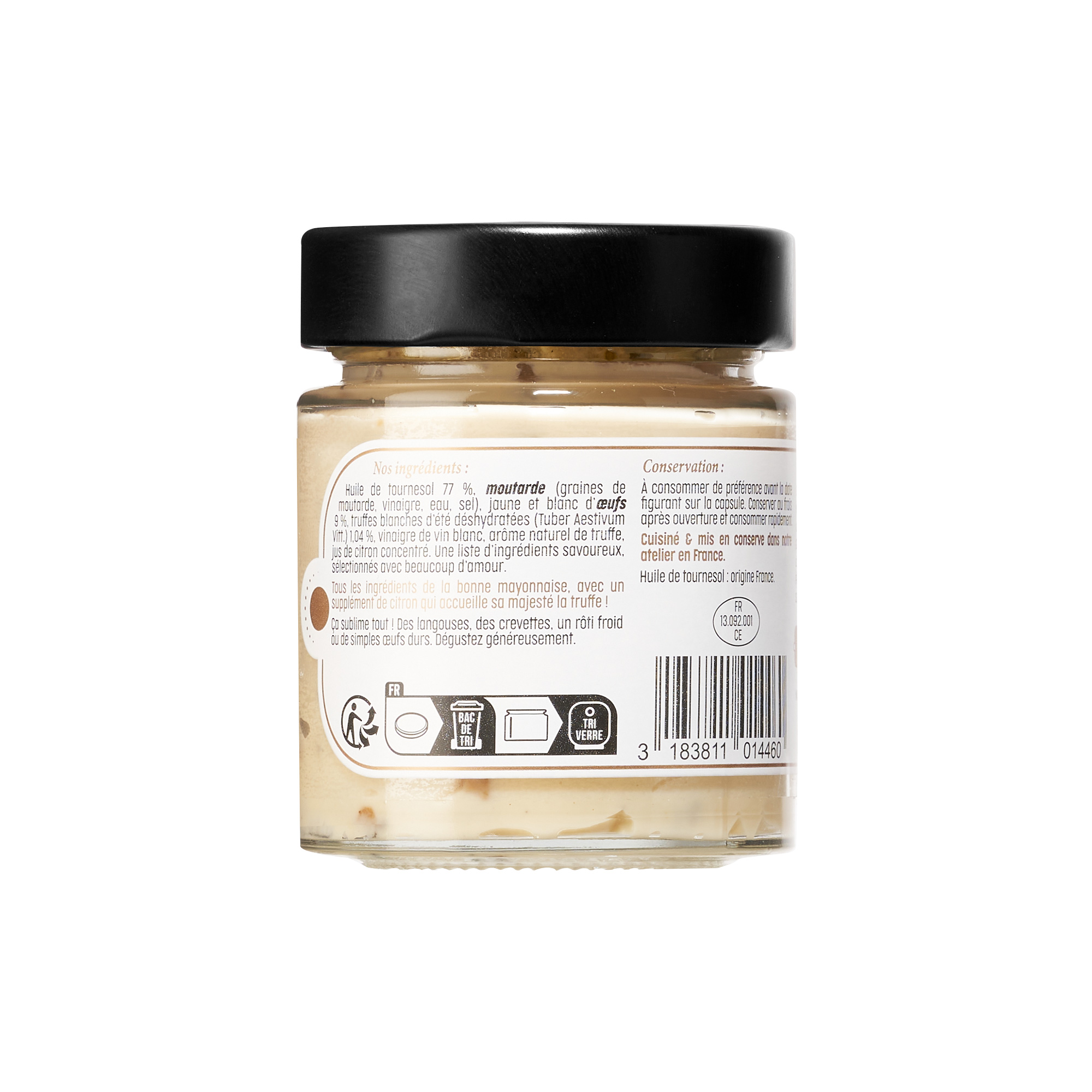 Mayonnaise à la truffe, 160 g - Achat, utilisation, recettes