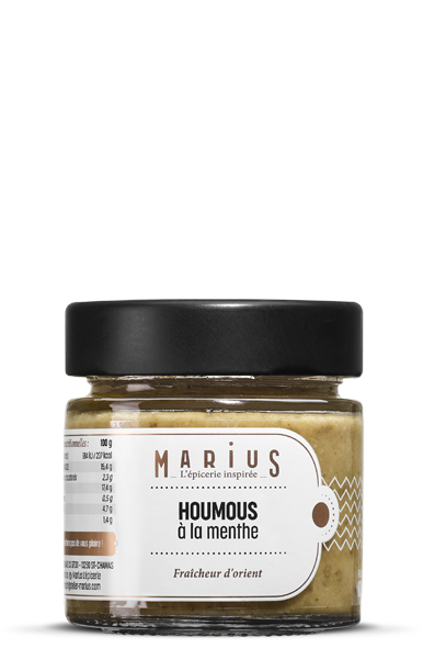 Houmous à la menthe MARiUS l'épicerie inspirée