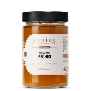 Compotée de pêche MARiUS l'épicerie inspirée