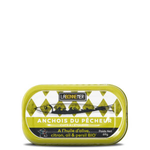 Anchois du pêcheur, huile d'olive, citron, ail, persil | LABONNEMER- Marius l'épicerie inspirée