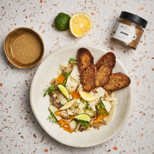 Recette Salade de fenouil à l'anchoïade MARiUS l'épicerie inspirée