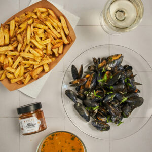 Recette Moules frites & rouille à la Provençale MARiUS l'épicerie inspirée