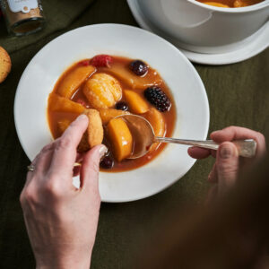 Recette Soupe aux fruits d'automne MARiUS l'épicerie inspirée