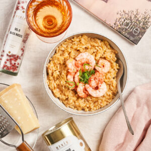 Risotto aux crevettes et bisque de homard MARiUS, l'épicerie inspirée