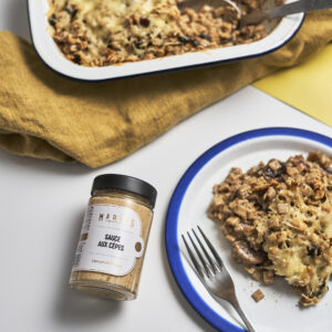 Recette Gratin de crozets aux cèpes MARiUS l'épicerie inspirée
