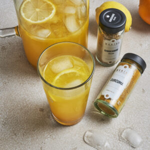 citronnade curcuma gingembre, une recette de MARiUS l'épicerie inspirée