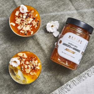 Recette de Mouhallabieh Abricots & Amandes MARiUS, l'épicerie inspirée