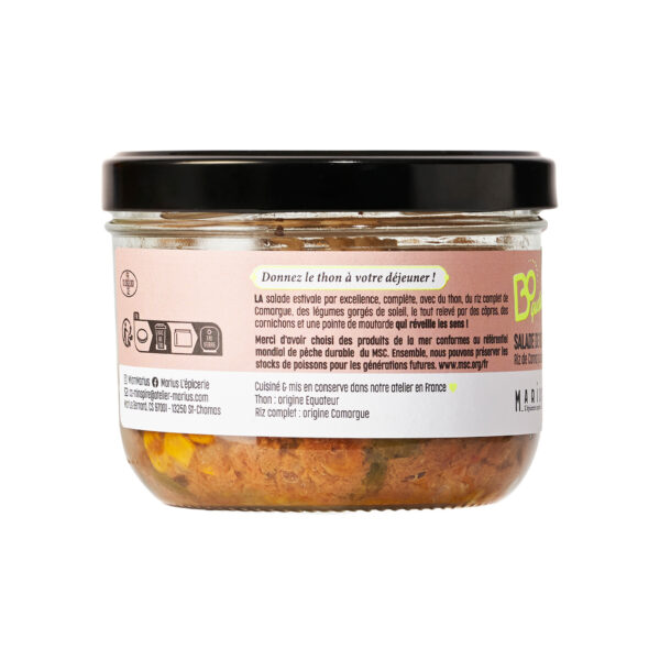 Salade de riz de Camargue complet & thon MSC - Les BoQuotidiens - MARiUS, l'épicerie inspirée