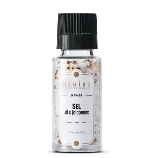 Moulin Sel et Ail Jalapenos - MARiUS l'épicerie inspirée