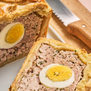 Recette de Pâté de Pâques, confit d'ail MARiUS l'épicerie inspirée