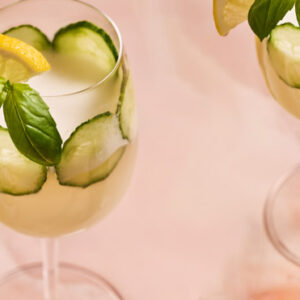 Recette Mocktail citron givre, cardamome et basilic MARiUS l'épicerie inspirée