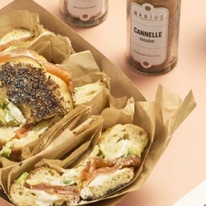 Bagels cannelles et raisins secs MARiUS, l'épicerie inspirée