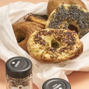 Recette bagels pavot et échalotes MARiUS, l'épicerie inspirée